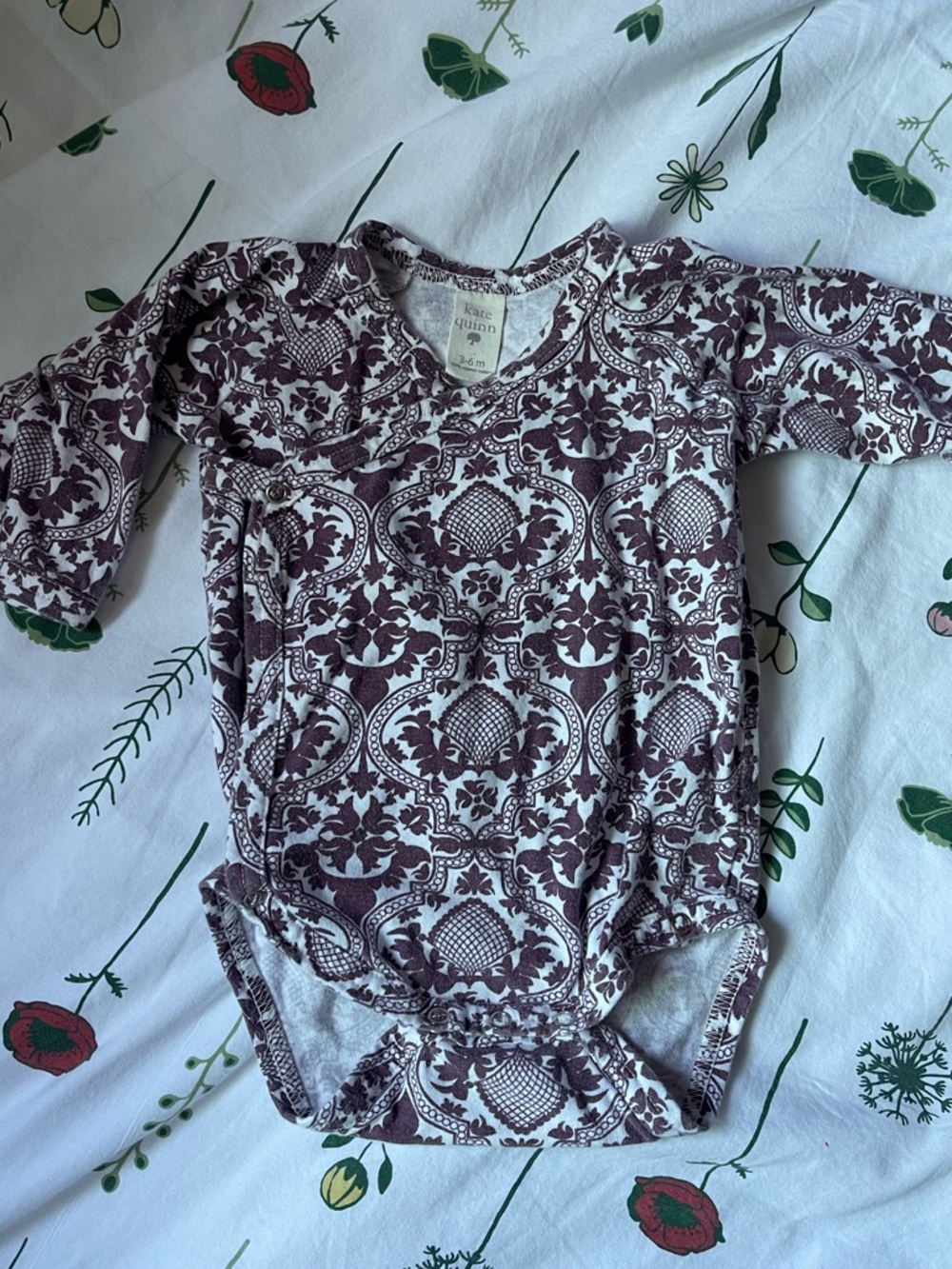 Kate Quinn kimono style onesie